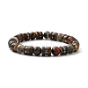 Natural & Synthetic Gemstone Stretch Bracelets X-BJEW-JB05359-2