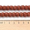 Synthetic Coral Dyed Carved Beads BSHE-H114-01E-4