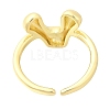 Rack Plating Brass Open Cuff Rings RJEW-S394-01G-V-3