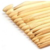 Bamboo Crochet Hooks X-TOOL-WH0003-02-2