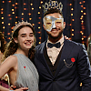 Plastic Masquerade Masks AJEW-OC0014-98B-5
