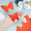 1 Set Plastic Mirror Wall Stickers AJEW-CN0001-65B-3