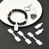 Rectangle Jewelry Display Sticker Self-adhesive Paper X-TOOL-WH0039-03-6