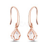 SHEGRACE Luxury Brass Dangle Earrings JE100B-1