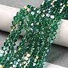 Transparent Electroplate Glass Beads Strands LS-EGLA-A039-T2mm-B10-4
