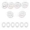 6Pcs 925 Sterling Silver Hollow Initial Beads STER-TA0001-53O-1