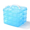 Rectangle Portable PP Plastic Detachable Storage Box CON-D007-02E-2