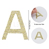 Glitter Hotfix Rhinestone Iron on Patches DIY-WH0183-09A-3