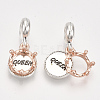 Alloy European Dangle Charms MPDL-S066-094-1