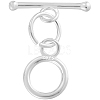 925 Sterling Silver Toggle Clasps STER-BBC0008-56-7