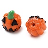 Halloween Theme Handmade Lampwork Beads Strands LAMP-A004-04-3