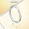 SHEGRACE 925 Sterling Silver Adjustable Rings JR717A-3