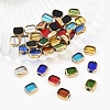 40Pcs 8 Colors Transparent Handmade Lampwork Beads LAMP-YW0004-31-2