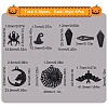 36Pcs 6 Style Halloween Theme Alloy Enamel Pendants FIND-SC0004-37-2