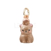 Brass Enamel Pendants KK-CBAE20A-01L-G-1