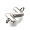 Brass Connector Charms KK-P295-01P-Z-2