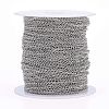 Brass Twisted Chains CHC-Q001-4x3mm-P-5