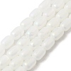 Natural Selenite Beads Strands G-F750-B-21-1
