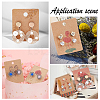 SUNNYCLUE 140Pcs 7 Style Paper Jewelry Display Cards CDIS-SC0001-05-5