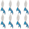 10Pcs Alloy Rhinestone Pendants FIND-SC0007-77-1