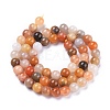 Natural Golden Silk Jade Beads Strands G-K410-07-6mm-2