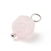 Faceted Natural Mixed Stone Pendants PALLOY-JF01694-4