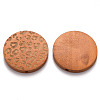 Painted Natural Wood Beads X-WOOD-N006-07Q-2