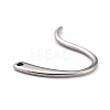 Tarnish Resistant 304 Stainless Steel Earring Hooks STAS-O146-05P-2