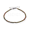 Natural Unakite Bead Bracelets BJEW-JB04555-04-1