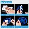 AHADERMAKER 7 Sheets 7 Colors Star Plastic Self Adhesive Car Stickers STIC-GA0001-13-3