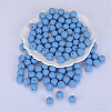 Round Silicone Focal Beads SI-JX0046A-96-1