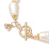 Imitation Gemstone & ABS Imitation Pearl Acrylic Beaded Bracelets for Women BJEW-JB12157-02-3