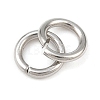Tarnish Resistant 304 Stainless Steel Open Jump Rings X-STAS-J013-5x0.9mm-01-4