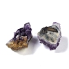 Natural Amethyst Geode Cornucopia Mineral Specimen DJEW-M014-02F-3