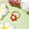 Round Seed Beads with Gemstone Beads Rings RJEW-MZ00015-05-2