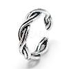 Adjustable Alloy Cuff Finger Rings RJEW-S038-026-1