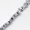 Electroplate Non-magnetic Synthetic Hematite Beads Strands G-J173-4x4mm-02-3