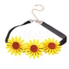Felt 3 Sunflower Chokler Necklaces for Women FS-WG49D9B-01-5