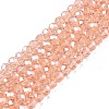 Electroplate Glass Beads Strands EGLA-A044-T3mm-A21-1