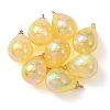 8Pcs UV Plating Acrylic Pendants FIND-YW0002-04A-1