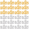 100Pcs 2 Colors Alloy Pendants FIND-SP0002-35-1