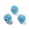 Acrylic Rhinestone Ball Beads OACR-A035-01F-1