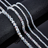  Electroplate Glass Beads Strands EGLA-NB0001-15-4