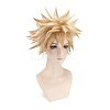 Short Blonde Wavy Cosplay Party Wigs OHAR-I015-03-9