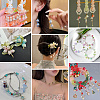 150Pcs 3 Colors Transparent Two Tone Spray Painted Glass Beads GLAA-LT0001-04B-5