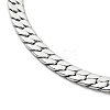 304 Stainless Steel Cuban Link Chain Necklace NJEW-K249-01A-P-2