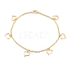 304 Stainless Steel Charm Anklets AJEW-H103-01-3