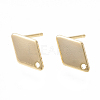 Brass Stud Earring Findings KK-N186-60-1