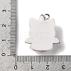 Halloween Theme Opaque Resin Pendants RESI-D075-03F-3