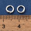 Brass Ring Charm Connectors KK-H502-05S-3